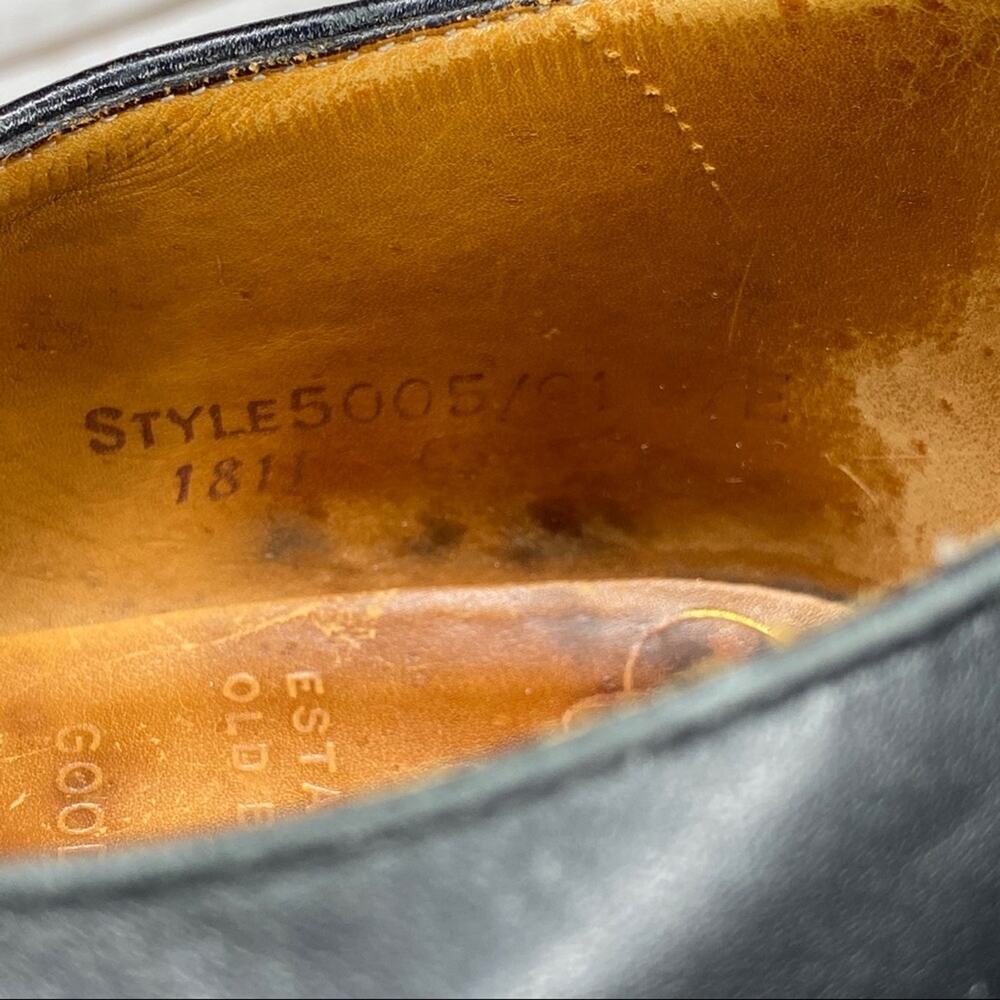 Men's Chapman & Moore Thomas Cap Oxford Black Shoe - Picture 5 of 8